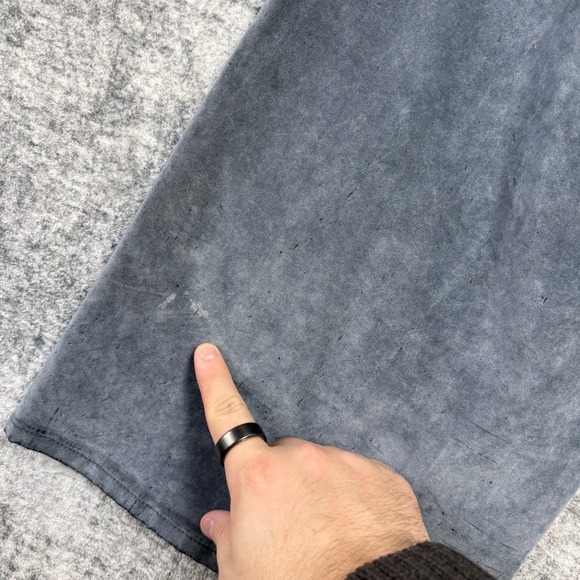 Universal Thread Sailor Wide Leg Jeans Womens 6R Gray Flocked Marbled High Rise - Picture 5 of 15